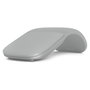 Microsoft Surface Arc Mouse, Ratón Inalámbrico Bluetooth, Tecnología BlueTrack, Ambidiestro, 1000 DPI, Gris Claro, Ideal para Viajes y Windows