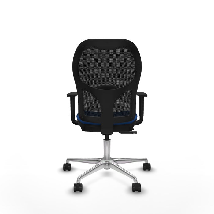 PIQUERAS Y CRESPO Silla de oficina Jorquera con mecanismo Sincro/Traslack, Azul y Negro PIQUERAS Y CRESPO Silla de oficina Jorquera con mecanismo Sincro/Traslack, Azul y Negro