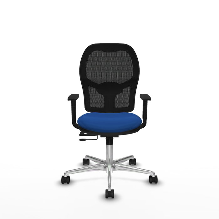 PIQUERAS Y CRESPO Silla de oficina Jorquera con mecanismo Sincro/Traslack, Azul y Negro PIQUERAS Y CRESPO Silla de oficina Jorquera con mecanismo Sincro/Traslack, Azul y Negro