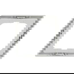 BUSCH-JAEGER Marco de Mecanismo BJ 1721-184, 1 Módulo, Color Davos/Blanco Estudio para Instalación en Superficie