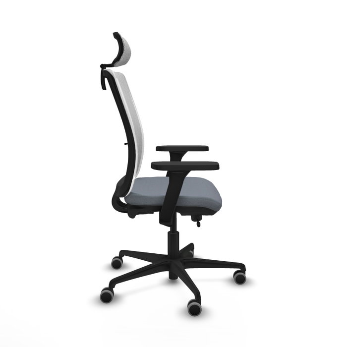 PIQUERAS Y CRESPO Silla de oficina Haches Gris y Blanco PIQUERAS Y CRESPO Silla de oficina Haches Gris y Blanco