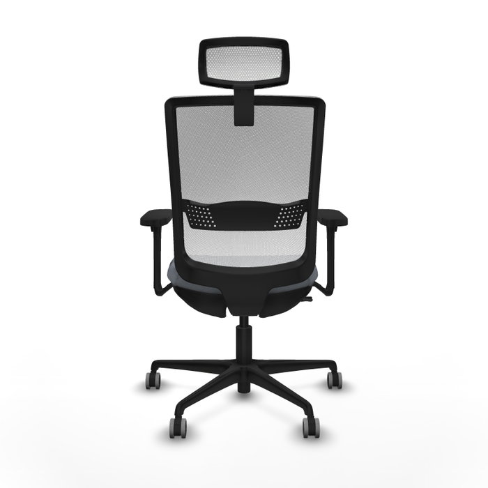 PIQUERAS Y CRESPO Silla de oficina Haches Gris y Blanco PIQUERAS Y CRESPO Silla de oficina Haches Gris y Blanco