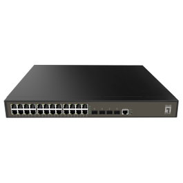 LevelOne GEL-2871 Switch Gigabit Gestionado L2+ de 28 Puertos (24x RJ45, 4x SFP)平衡