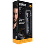 Braun 244992 Recortadora de Barba Series 5 BT5520, Afeitadora Hombre Inalámbrica con Batería y 4 Accesorios, Lavable, Negro
