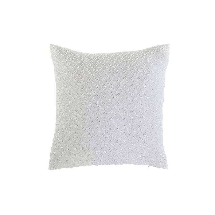 DKD Home Decor Cojín Bordado Blanco 45x45x45 cm