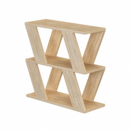 Hanah Home Mesa Auxiliar Roble Tablero Partículas Melaminado 60x57x22 cm