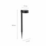Philips Estaca Solar Vynce Redonda Negra