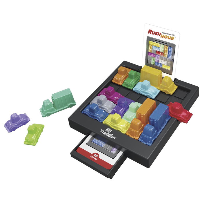 Think Fun Rush Hour Refresh 2024 76598 Juego de Lógica de Atasco para +8 Años