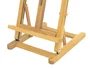 Liderpapel Caballete de Pintor de Sobremesa Madera de Pino Barnizado 80x27.5x30 cm Certificado FSC