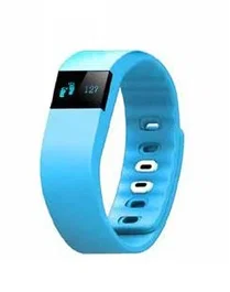 Billow XSB70 Pulsera de Actividad Bluetooth 4.0 con Podómetro, Pulsómetro, Monitor de Sueño y Avisador de Llamadas, Pantalla 1.2 cm, Azul, Compatible con Android e iOS