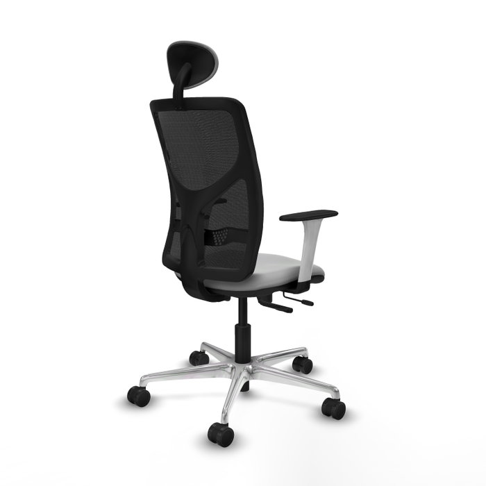 PIQUERAS Y CRESPO Silla de oficina Motilla Gris claro y Negro PIQUERAS Y CRESPO Silla de oficina Motilla Gris claro y Negro