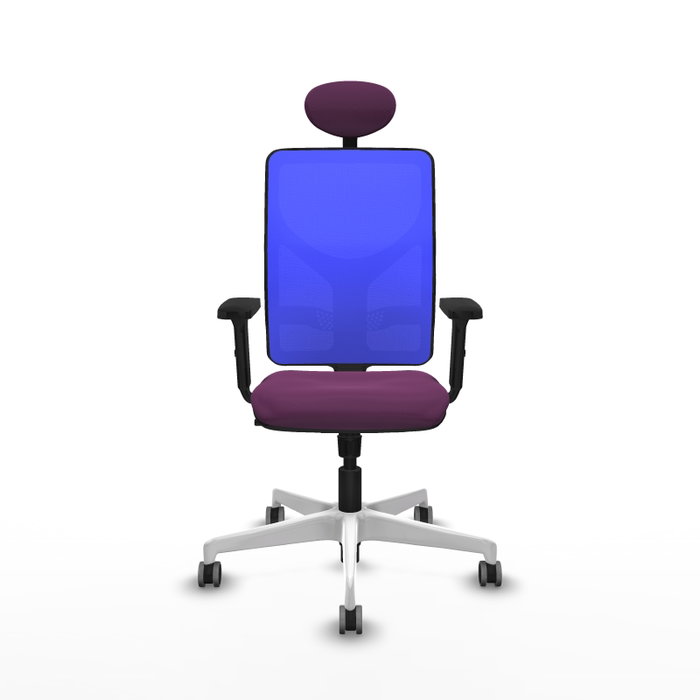 PIQUERAS Y CRESPO Silla de oficina Motilla con mecanismo Sincro, Morado y Azul PIQUERAS Y CRESPO Silla de oficina Motilla con mecanismo Sincro, Morado y Azul
