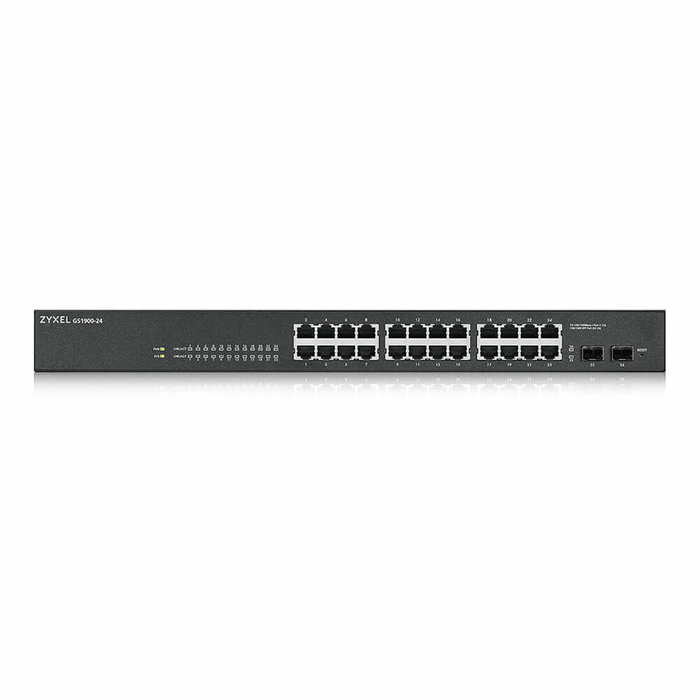Zyxel GS-1900-24 v2 Switch Gestionado L2 de 24 Puertos Gigabit y 2 SFP Negro