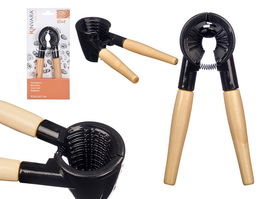 Kinvara Cascanueces Madera y Metal Natural/Negro 17x5.7x9 cm (Set de 12)