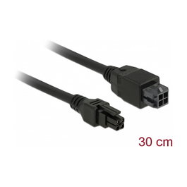DeLOCK Cable de extensión Micro Fit 3.0 4-pin 30 cm