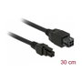 DeLOCK Cable de extensión Micro Fit 3.0 4-pin 30 cm