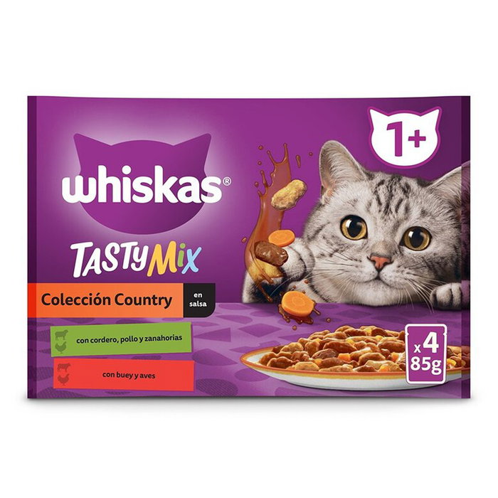 Whiskas Tasty Mix Country Collection 13x4x85g para gatos adultos Whiskas Tasty Mix Country Collection 13x4x85g para gatos adultos