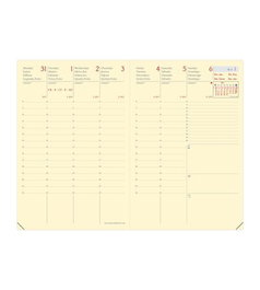 QUO VADIS Recambio Agenda Anual Affaires Prestigio 150x100 mm