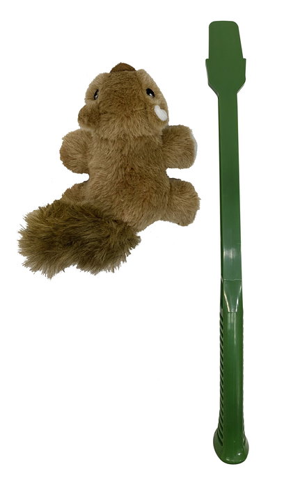 Hunter Flingerz Juguete para Perros Ardilla Peluda con Lanzador de Nylon Balístico Resistente, Lavable Hunter Flingerz Juguete para Perros Ardilla Peluda con Lanzador de Nylon Balístico Resistente, Lavable