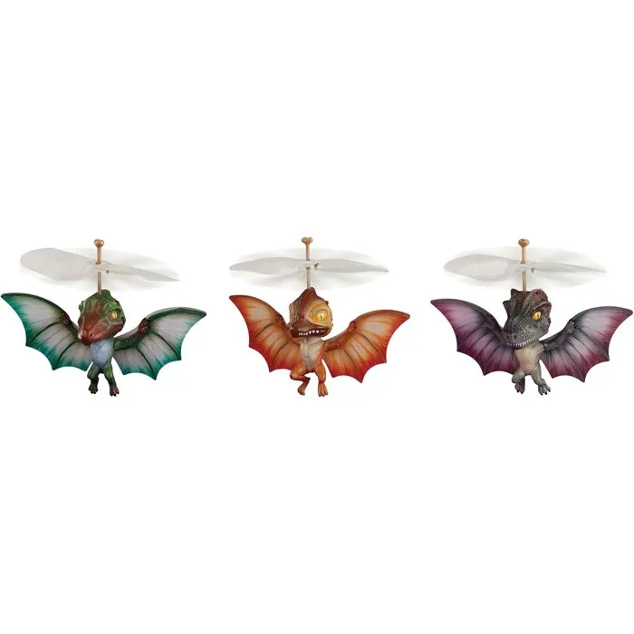 GrossMos Flying LIT35051521563 Dinosaurio Volador Verde - 3 modelos para coleccionar