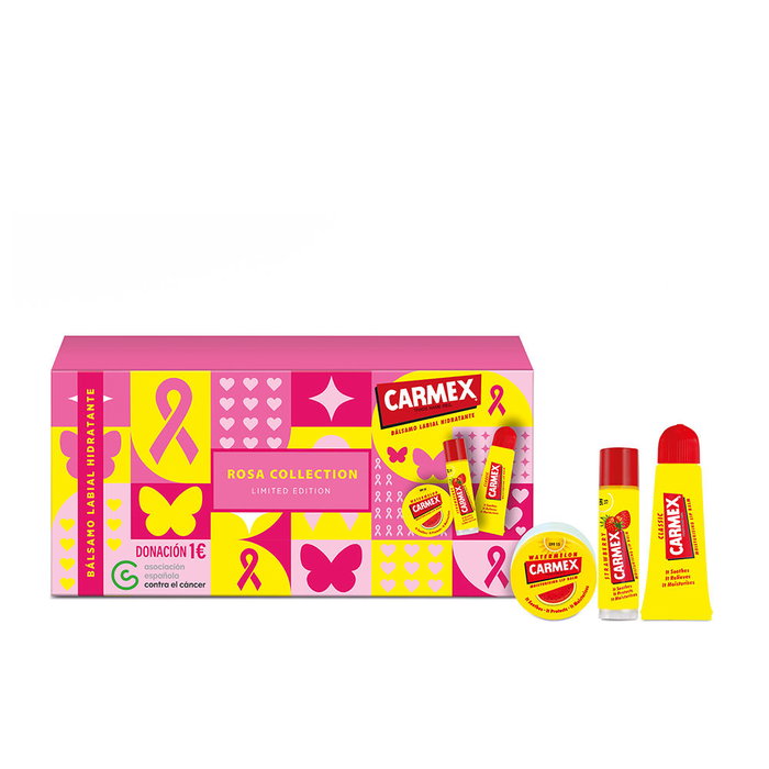 Carmex Bálsamos Labiales Set x 3pz | Cuidado e Hidratación para Labios Secos y Agrietados Carmex Bálsamos Labiales Set x 3pz | Cuidado e Hidratación para Labios Secos y Agrietados