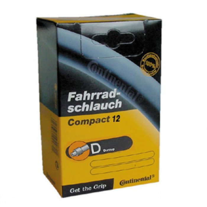 Continental ContiTube Cámara ETRTO 44/62-194/222 12.5x2 1/4-175 Compact Válvula Dunlop