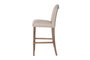 DKD Home Decor Taburete de Fresno y Piel Blanco con Asa