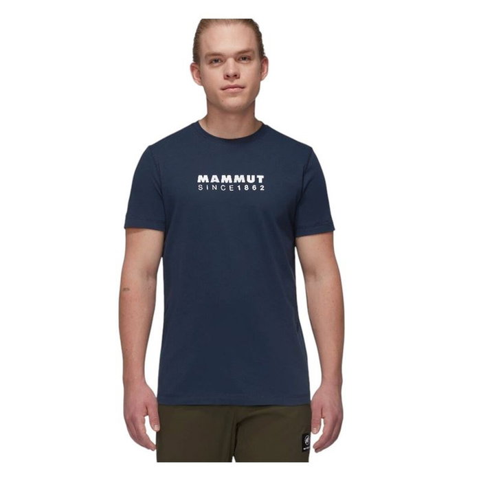 Camiseta de Manga Corta Hombre Mammut Core Azul oscuro