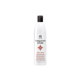 Racioppi Champú Reestructurante Keratin Star con Queratina para Cabello Tratado y Dañado, 350ml