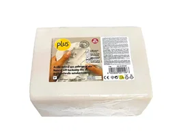 Sio-2 Pasta de Modelar Extra Blanco Paquete 5 kg - Arcilla Natural Secado al Aire, No Requiere Cocción, Apta Infantil y Profesional, No Tóxico