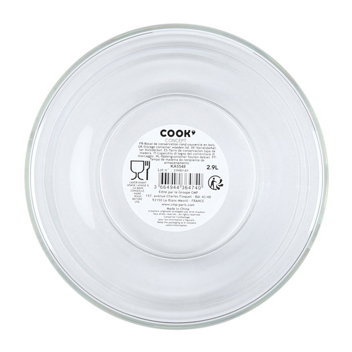 Cook Concept Bote de Cristal 2,9 L