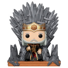 FUNKO Figura POP Deluxe La Casa del Dragon Viserys on the Iron Throne