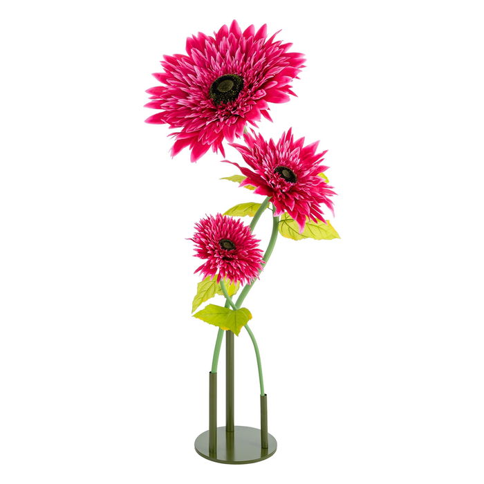 Flor Gerbera Fucsia Artificial 25 X 25 X 100 cm (Set de 2)
