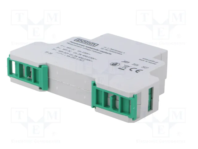 POLLIN WP-3C Relé de monitorización de tensión trifásico POLLIN WP-3C Relé de monitorización de tensión trifásico
