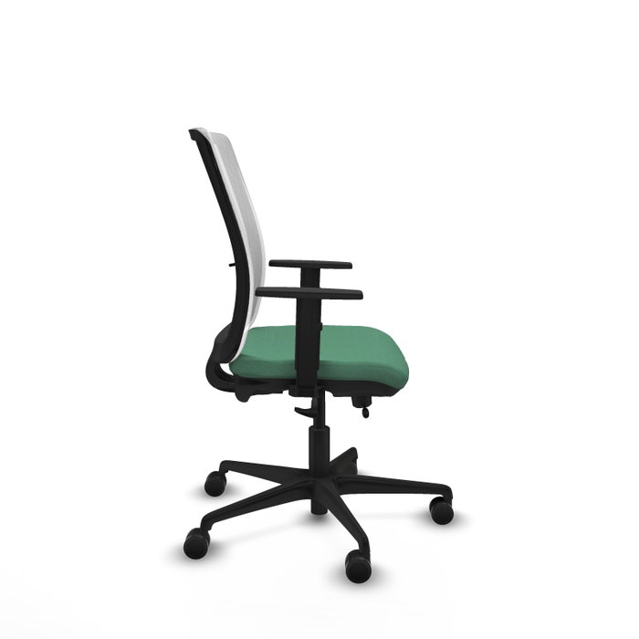 PIQUERAS Y CRESPO Silla de oficina Haches Verde esmeralda y Blanco PIQUERAS Y CRESPO Silla de oficina Haches Verde esmeralda y Blanco