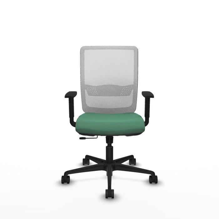 PIQUERAS Y CRESPO Silla de oficina Haches Verde esmeralda y Blanco PIQUERAS Y CRESPO Silla de oficina Haches Verde esmeralda y Blanco