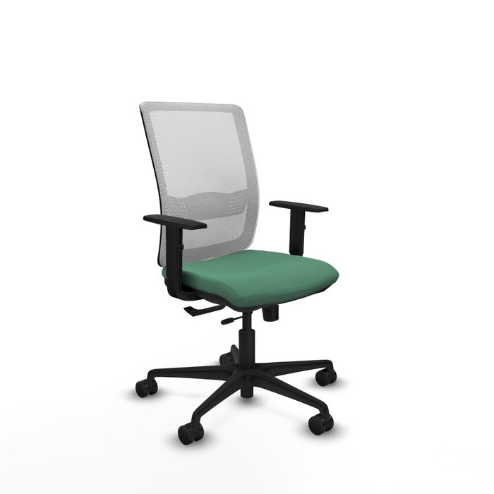 PIQUERAS Y CRESPO Silla de oficina Haches Verde esmeralda y Blanco PIQUERAS Y CRESPO Silla de oficina Haches Verde esmeralda y Blanco