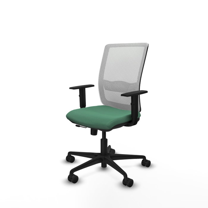 PIQUERAS Y CRESPO Silla de oficina Haches Verde esmeralda y Blanco PIQUERAS Y CRESPO Silla de oficina Haches Verde esmeralda y Blanco