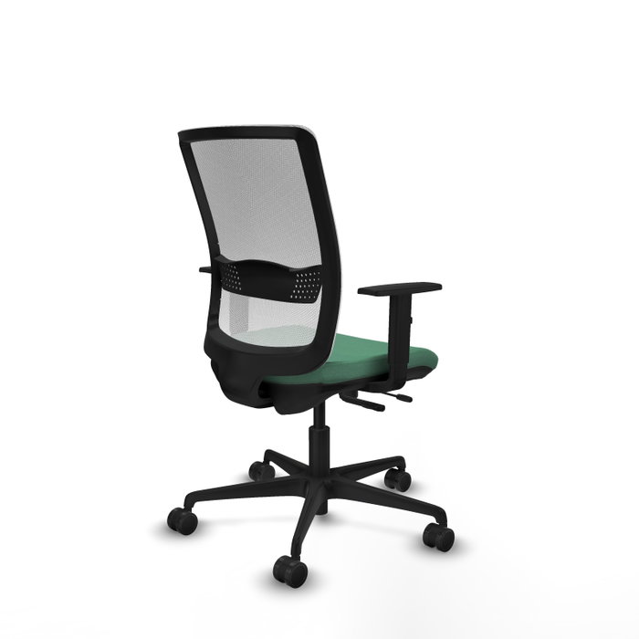 PIQUERAS Y CRESPO Silla de oficina Haches Verde esmeralda y Blanco PIQUERAS Y CRESPO Silla de oficina Haches Verde esmeralda y Blanco