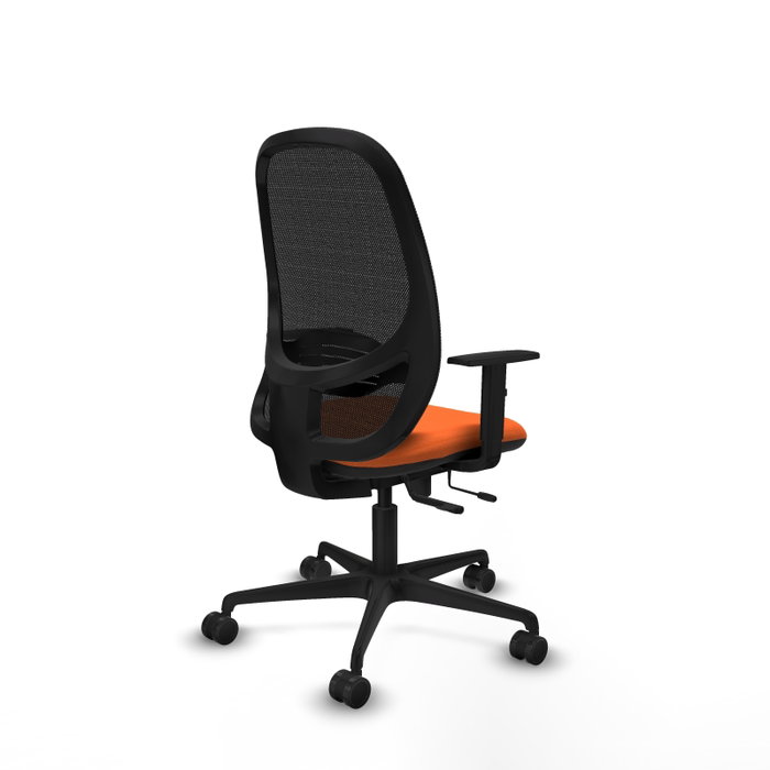 PIQUERAS Y CRESPO Silla de oficina Cilanco Naranja y Negro PIQUERAS Y CRESPO Silla de oficina Cilanco Naranja y Negro