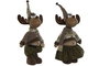 DKD Home Decor Figura de Reno en Poliéster Surtido