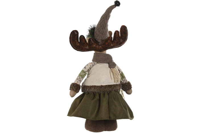 DKD Home Decor Figura de Reno en Poliéster Surtido