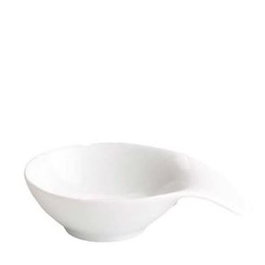 Viejo Valle Mini Bol Curvo de Porcelana, Vajilla, Capacidad 5 cl (Set de 6)