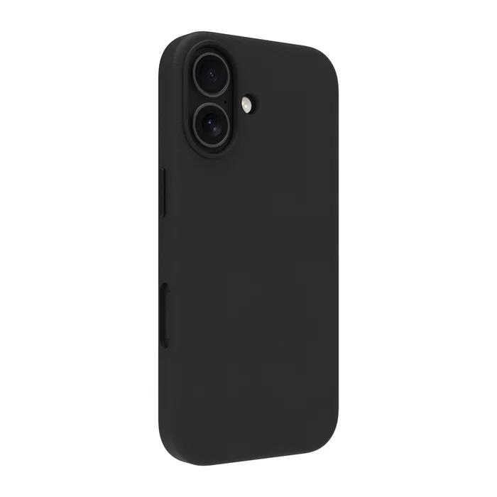 DBRAMANTE1928 Roskilde MS Funda de Cuero para iPhone 17 Negro - Resistente a Rayones, Compatible con Cargador MagSafe Inalámbrico