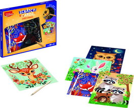 Maped Creativ Scratch Cards Tarjetas De Rascar Animales Del Bosque (+7 Años) (Set de 6)