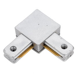 Conector 90° para Carril Monofásico de Aluminio para Focos LED