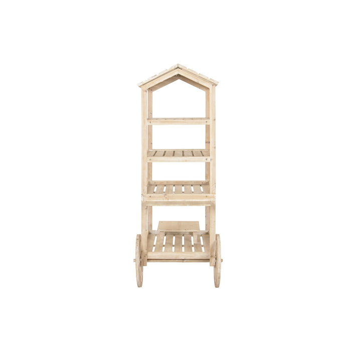 DKD Home Decor Expositor Abeto MDF 115x68x168 Carro Natural DKD Home Decor Expositor Abeto MDF 115x68x168 Carro Natural