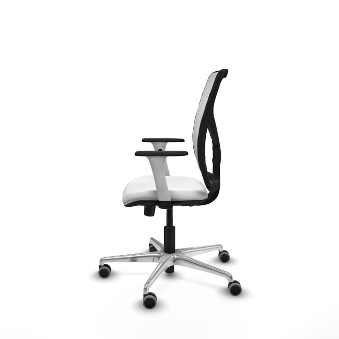 PIQUERAS Y CRESPO Silla de oficina Motilla con mecanismo Sincro, color Blanco