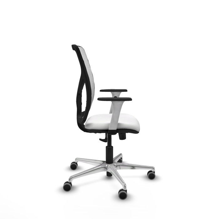 PIQUERAS Y CRESPO Silla de oficina Motilla con mecanismo Sincro, color Blanco