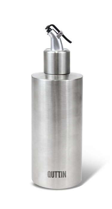 Inde Aceitera Inox 350 ml con Tapón Quttin, 12 Unidades